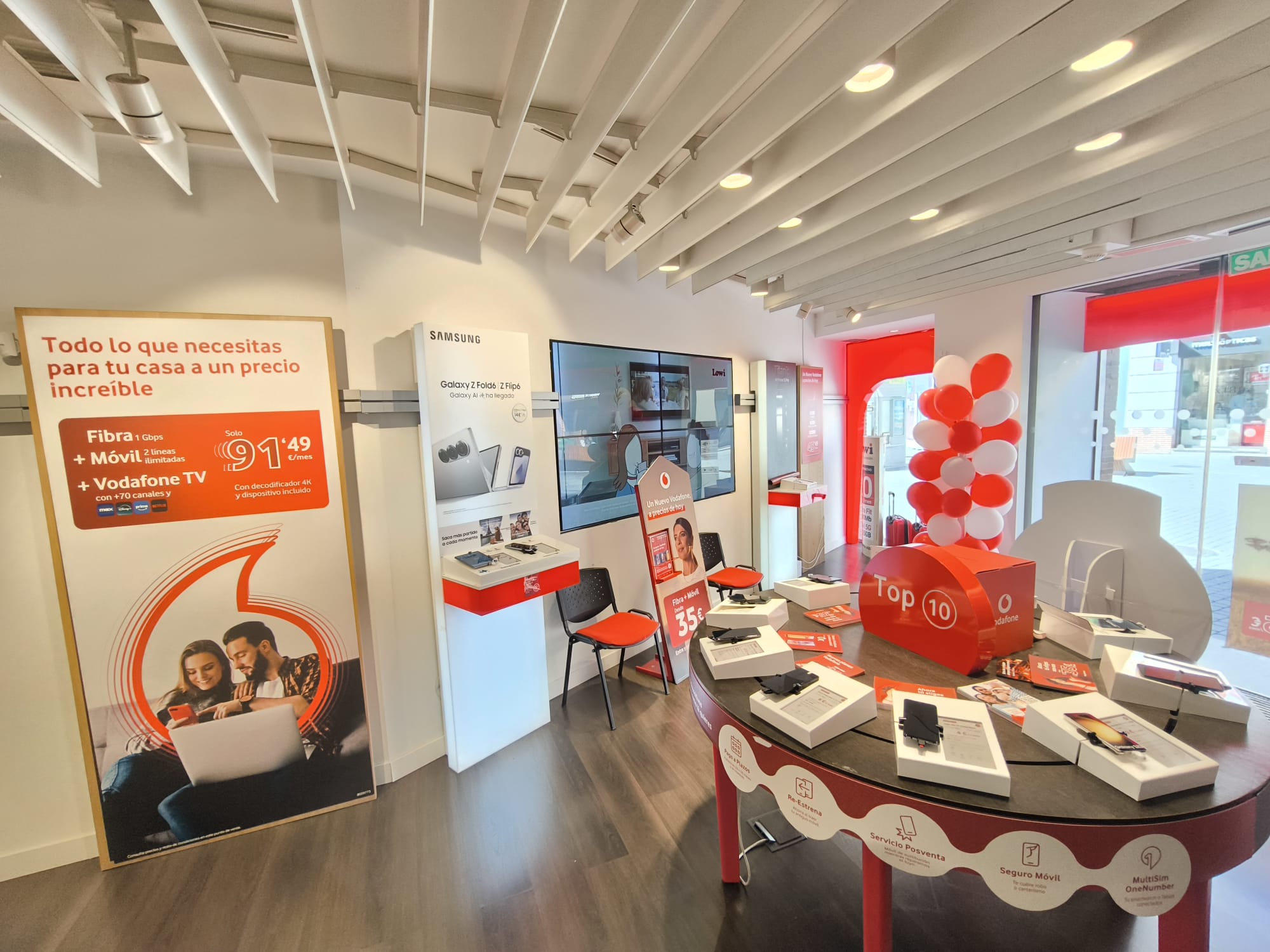 Vodafone Calle Madrid foto