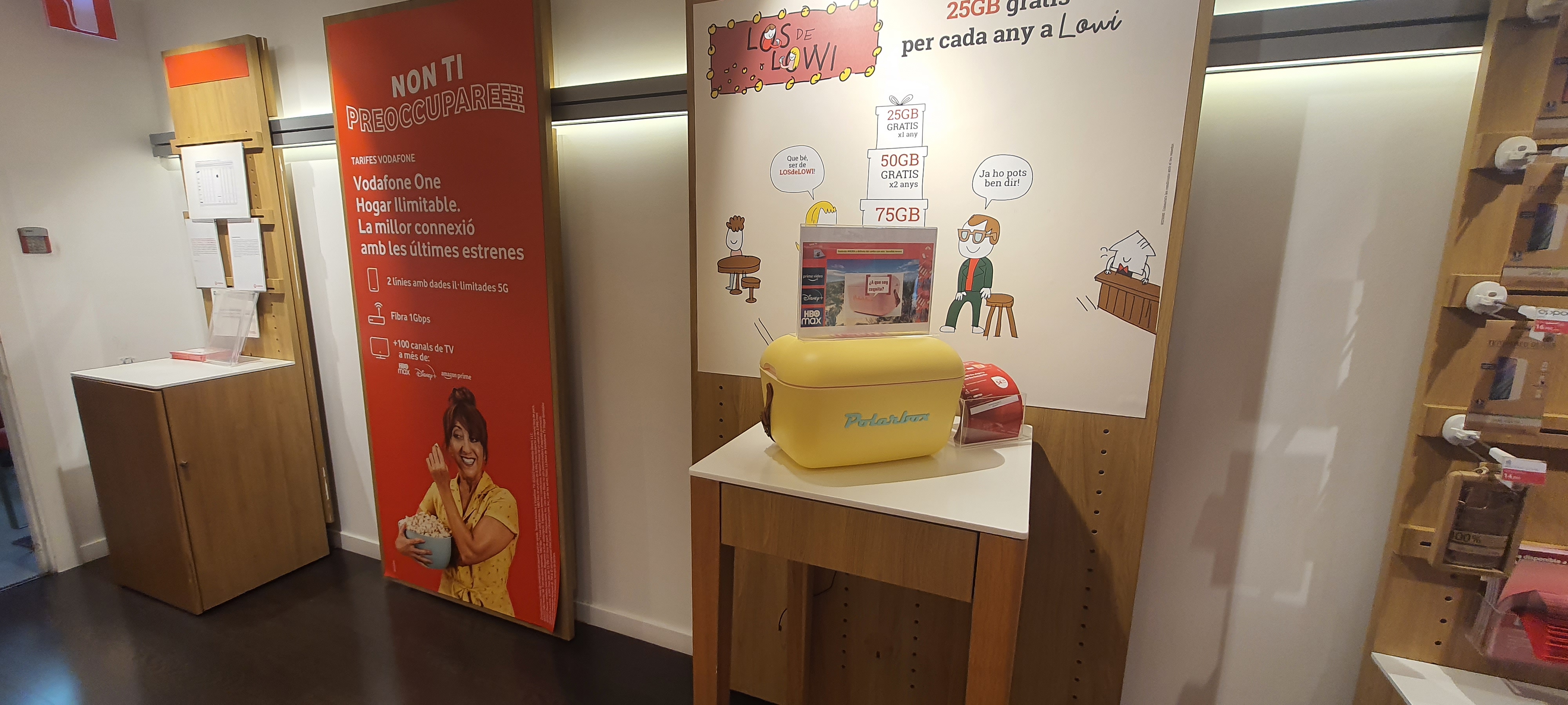 Vodafone Rambla Cataluña foto